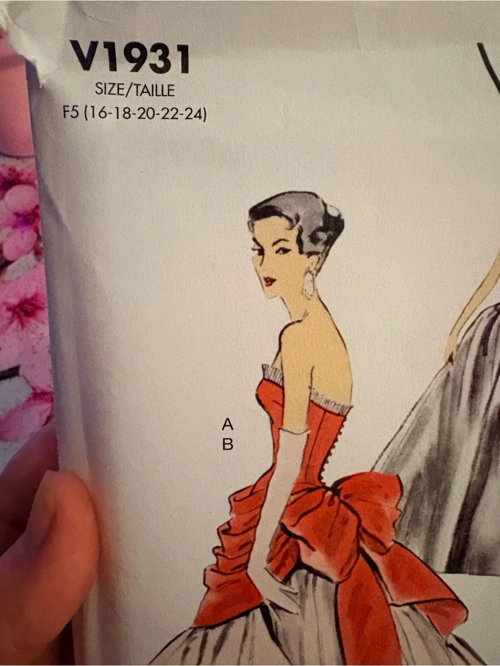 BN UNCUT VOGUE 9131 F5 PLUS SIZE VINTAGE 1950S FORMAL SEWING PATTERNS DRESSES